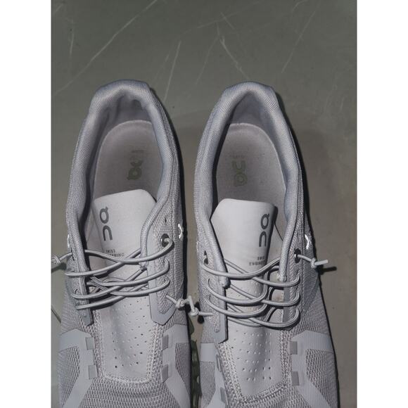 On cloud 5 men's US 15 athletic sneakers glacier reseda shoes - Picture 5 of 7